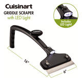 GRIDDLE SCRAPER WITH LED LIGHT