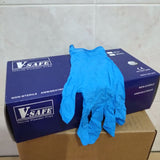 V-SAFE Nitrile Non-latex Powderless Gloves