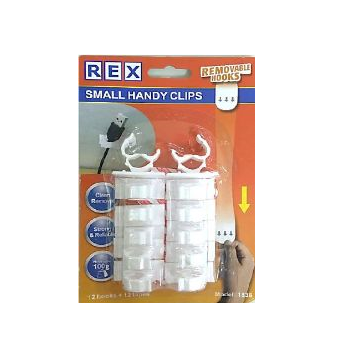 Rex 1836 Removable Small Handy Clips 12pcs