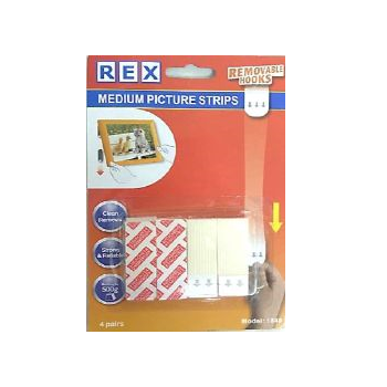 Rex Removable Picture Strips 4 pair