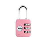 Yale YP1/28/121/1 - Colored Luggage 3-Digit Combination Lock 28mm