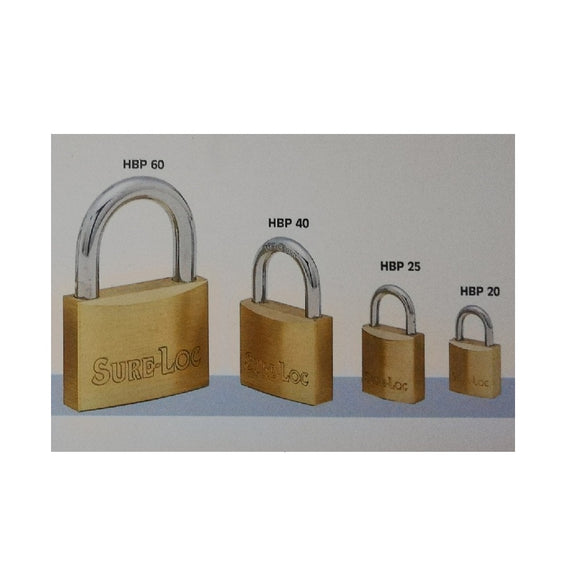 Hbp Lock Sure Loc HBP 20/25/30/40/50/60mm Brass Padlock – Titan Sarawak Sdn Bhd