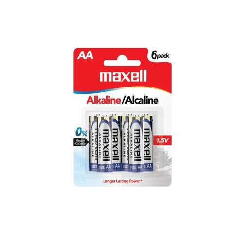 Maxell Alkaline AA Battery (LR6) - 6B